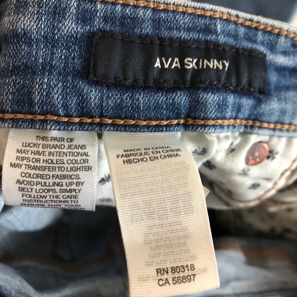 Lucky Brand AVA skinny distressed jean - Picture 3 of 8